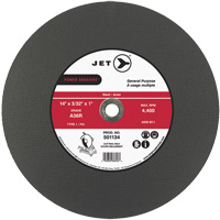 Meule &agrave; tronçonner Power Abrasive A36R, 14" x 3/32", Arbre de 1", Type 1, 4400 Tr/min Les Distributions ICE