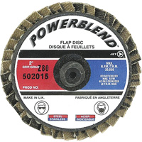 Disque &agrave; feuillets PowerBlend Roll-On, 2" x Type R, Grain Z80 Les Distributions ICE