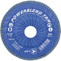 Disque &agrave; feuillets PowerBlend ajustable, 5" x 7/8", Type 29, Grain Z40, Alumine de zirconium Les Distributions ICE