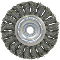 3K114 Brosse &agrave; fil nou&eacute;, non filet&eacute;, Dia. 3-1/4", Fils 0,014", Arbre 3/8"-1/2 Les Distributions ICE