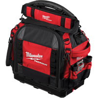 PackOut 15" Structured Tool Bag, Ballistic Polyester, 65 Pockets, Red Les Distributions ICE