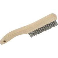 4SHSS Hand Scratch Brushes, Stainless Steel, 4 x 16 Wire Rows, 10" Long Les Distributions ICE