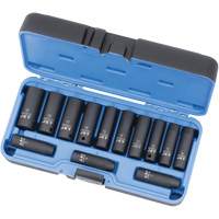 PS1338DM Jeux - douilles, 13 Mcx, Chocs, Prise de 3/8", Profond Les Distributions ICE