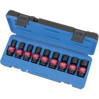 PSU912M Jeux de douilles universelles, 9 Mcx, Chocs, Prise de 1/2" Les Distributions ICE