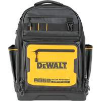 PRO Backpack, 13-3/4" L x 7-3/4" W, Black/Yellow Les Distributions ICE