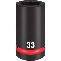 Shockwave Impact Duty Socket, Impact, 33 mm, 1" Drive, 6 Points, Deep Les Distributions ICE