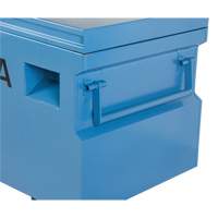 Jobsite Tool Box, 60" x 24" x 27-1/2", Steel, Blue Les Distributions ICE