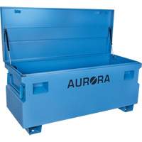 Jobsite Tool Box, 60" x 24" x 27-1/2", Steel, Blue Les Distributions ICE