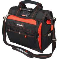 Lighted Technician's Tool Bag, Ballistic Polyester, Black/Red Les Distributions ICE