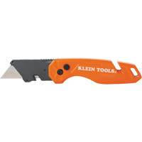 Folding Utility Knife With Blade Storage, 1" Blade, Steel Blade, Metal Handle Les Distributions ICE
