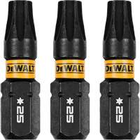 Forets pour tournevis &agrave; chocs FLEXTORQ 3 mcx, Torx, T-25, Prise 1/4" Les Distributions ICE