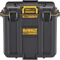 Boîte &agrave; outils compacte et profonde ToughSystem 2.0, 10" x 15-7/20" x 13-4/5", Noir/Jaune Les Distributions ICE