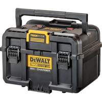 Chargeur 20V &agrave; deux ports ToughSystem 2.0, 14" x 15" x 9", Noir/Jaune Les Distributions ICE