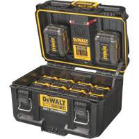 Chargeur 20V &agrave; deux ports ToughSystem 2.0, 14" x 15" x 9", Noir/Jaune Les Distributions ICE