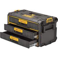 Unit&eacute; &agrave; trois tiroirs ToughSystem 2.0, 21-4/5" x 12-3/10" x 12-3/5", Noir/Jaune Les Distributions ICE