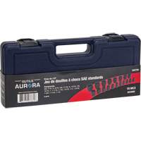 SAE Socket Set, 19 Pcs, Impact, 1/2" Drive Size Les Distributions ICE