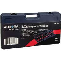 SAE Socket Set, 29 Pcs, Impact, 3/4" Drive Size Les Distributions ICE