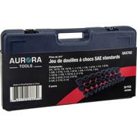 SAE Socket Set, 29 Pcs, Impact, 3/4" Drive Size Les Distributions ICE