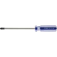 Tournevis Philips bleu transparent avec bandes, #3, Prise Plastique Les Distributions ICE