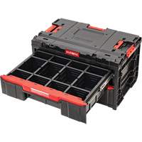 Arx&reg; 2-Drawer Toolbox, 23-1/10" x 15" x 13-2/5", Black Les Distributions ICE