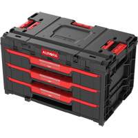 Arx&reg; 3-Drawer Toolbox, 23-1/10" x 15" x 13-2/5", Black Les Distributions ICE