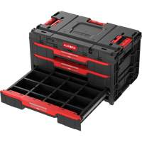 Arx&reg; 3-Drawer Toolbox, 23-1/10" x 15" x 13-2/5", Black Les Distributions ICE