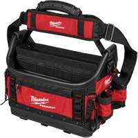 PackOut Structured Tote, Polyester, 39 Pockets, Black/Red Les Distributions ICE