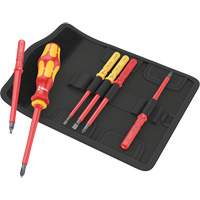 Tournevis imp&eacute;rial porte-embouts Kraftform Kompakt VDE 7 et embouts, 1000 V, 6 M Les Distributions ICE