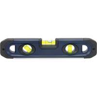Torpedo Level, 9" L, 3 Vials, Magnetic Les Distributions ICE
