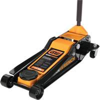 Low Profile Floor Jack, 3.5 Ton(s) Capacity, 3-3/4" Lowered, 21-3/4" Raised, Manual Hydraulic Les Distributions ICE