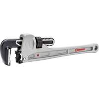 Cl&eacute; &agrave; tuyau &agrave; m&acirc;choires K9, Cap des m&acirc;choires 2-3/8", Longueur 14", Fini Rev&ecirc;tement en poudre, Prise Non-ergonomique Les Distributions ICE