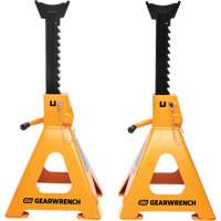 Ratcheting Jack Stand, Locking Pin, 6 tons Capacity, 15-3/4" - 24-1/2" H Les Distributions ICE