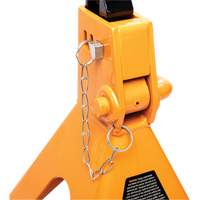 Ratcheting Jack Stand, Locking Pin, 3 tons Capacity, 11-3/4" - 17-1/2" H Les Distributions ICE
