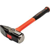 Marteau de forgeron fibre de verre, Poids de la t&ecirc;te 4 lb, 14" lo Les Distributions ICE