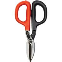 Straight Pattern Tinner Snips, 1-31/50" Cut Length, Straight Cut Les Distributions ICE