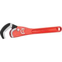 Cl&eacute; pour tuyau en acier auto-ajustable, Cap des m&acirc;choires 2-1/2", Longueur 16", Fini Rev&ecirc;tement en poudre, Prise Non-ergonomique Les Distributions ICE
