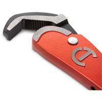 Cl&eacute; pour tuyau en acier auto-ajustable, Cap des m&acirc;choires 2-1/2", Longueur 16", Fini Rev&ecirc;tement en poudre, Prise Non-ergonomique Les Distributions ICE