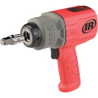 Red Air Impact Wrench, 1/2" Drive, 1/4" NPT Air Inlet, 7500 No Load RPM Les Distributions ICE