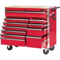 PRC4211 Armoire roulante de s&eacute;rie Pro, 11 tiroirs, 42" la x 18" p x Rouge Les Distributions ICE