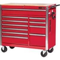 PRC4211 Armoire roulante de s&eacute;rie Pro, 11 tiroirs, 42" la x 18" p x Rouge Les Distributions ICE