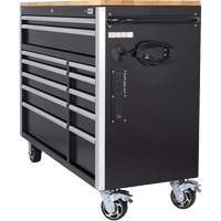 HDRC5212 Armoire mobile de s&eacute;rie HD, 12 tiroirs, 51-1/4" la x 21" p x 40-3/10" h, Noir Les Distributions ICE