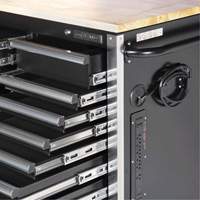 HDRC7220 Armoire mobile de s&eacute;rie HD, 20 tiroirs, 72" la x 24" p x 42-3/10" h, Noir Les Distributions ICE