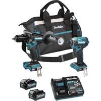 XGT Brushless 2-Tool Combo Kit, Lithium-Ion, 40 V Les Distributions ICE