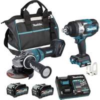 XGT Brushless 2-Tool Combo Kit, Lithium-Ion, 40 V Les Distributions ICE