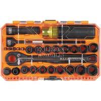 Jeu de douilles &agrave; chocs ouvertes essentielles KNECT, 28 Mcx, Chocs, Prise de 3/8" Les Distributions ICE