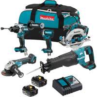 18V LXT Brushless 5 Tool Combo Kit, Lithium-Ion, 18 V Les Distributions ICE