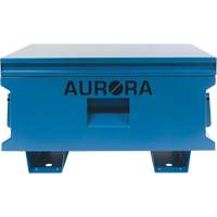Jobsite Tool Box, 33" x 20-3/10" x 18-3/10", Steel, Blue Les Distributions ICE