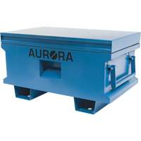 Jobsite Tool Box, 33" x 20-3/10" x 18-3/10", Steel, Blue Les Distributions ICE