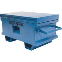 Jobsite Tool Box, 33" x 20-3/10" x 18-3/10", Steel, Blue Les Distributions ICE