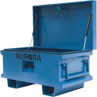 Jobsite Tool Box, 33" x 20-3/10" x 18-3/10", Steel, Blue Les Distributions ICE
